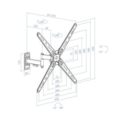 Schermtafel Support TooQ LP1356TN-B - thumbnail