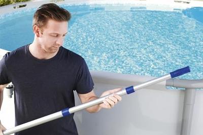 Bestway Aluminium Telescoopstok Zwembad 360 cm Tuin 58279 - thumbnail
