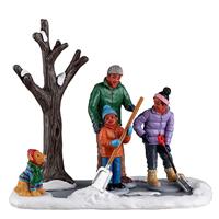 Shoveling The Driveway Kerst LEMAX - Lemax - thumbnail