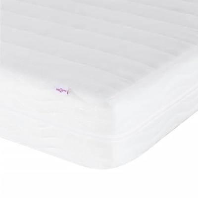 Bed met matras kunstleer cappuccinokleurig 120x200 cm