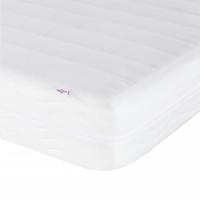Bed met matras stof taupe 200x200 cm - thumbnail