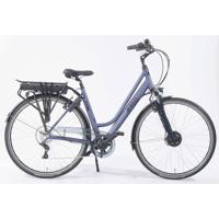 AMIGO Elektrische Stadsfiets E-Vibe D1+ 460Wh 28 Inch 51 cm Dames 7V V-Brakes Blauwgrijs - thumbnail