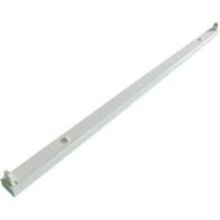 LED TL Armatuur T8 120cm Enkel - Mat Wit Staal - IP20 Binnenverlichting - thumbnail