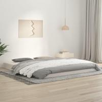 Bedframe massief grenenhout wit 180x200 cm - thumbnail