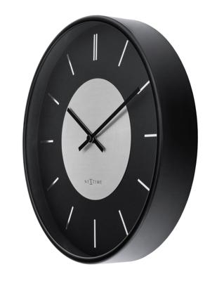 Wandklok 25 cm - geruisloos - metaal - NeXtime 'Retro II'