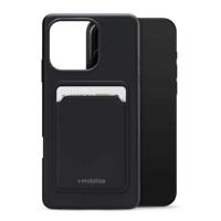 Mobilize Rubber Gelly Card Case Apple iPhone 16 Pro Max Matt Black - thumbnail