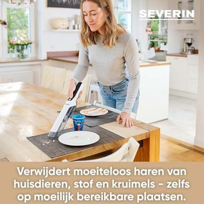 Severin HV7140 Kruimelzuiger Zwart - thumbnail