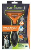 FURminator Undercoat DeShedding Tool hond lang haar M - thumbnail