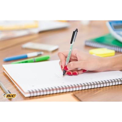 Balpen bic ecolutions m zwart | 50 stuks