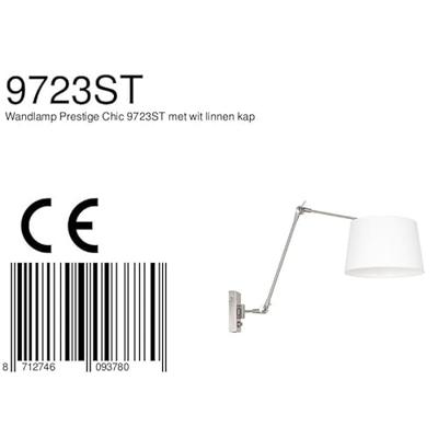 Steinhauer SchemerlampGramineus witte met kap - 9723ST