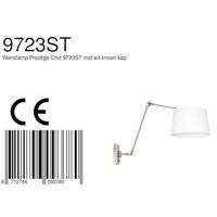 Steinhauer SchemerlampGramineus witte met kap - 9723ST - thumbnail