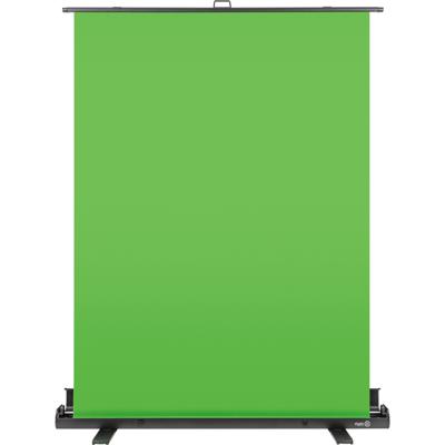 Elgato Green Screen, inklapbare chromakey-achtergrond, plooivrije stof en ultrasnelle setup voor onderdompeling in achtergrond voor streamen, videovergaderingen, op Instagram, TikTok, Zoom, Teams, OBS