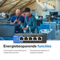 Linksys 5-poorts Gigabit - desktopswitch (LGS105) - thumbnail