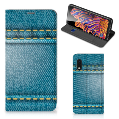 Samsung Xcover Pro Hippe Standcase Jeans Samsung Xcover Pro Hippe Standcase Jeans