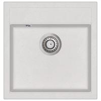 Gootsteen enkele bak graniet wit - thumbnail