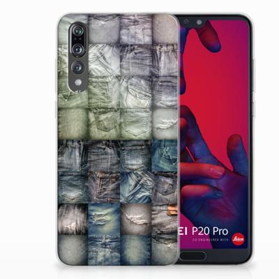 Silicone Back Cover Huawei P20 Pro Spijkerbroeken Silicone Back Cover Huawei P20 Pro Spijkerbroeken