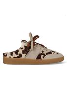 DWRS NOME cow hair on sand/off white Suede Dames - thumbnail