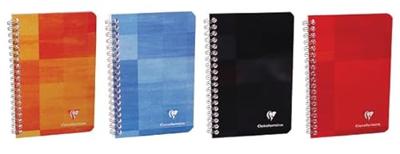 Notitieboek Clairefontaine 75x120mm spiraal lijn | 10 stuks