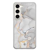 Samsung Galaxy S23 hybride hoesje - Marmer grijs - thumbnail