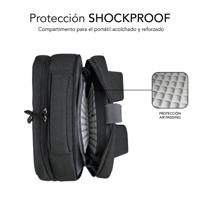 Laptoptas Subblim SUB-BP-3EAP100 Grijs - thumbnail