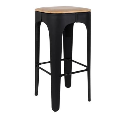 Barkruk 'Kole', kleur Zwart