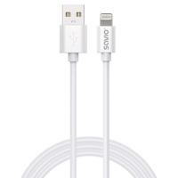 Savio Cl-193 USB-kabel USB 2.0 2 m USB A USB C/Lightning Wit - thumbnail