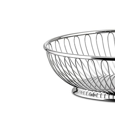 Alessi Oval Wire Fruitmand ovaal 20 x 28 cm Alessi Oval Wire Fruitmand ovaal 20 x 28 cm