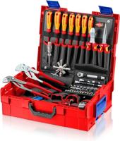 Knipex L-BOXX 00 21 19 LB S Sanitair Gereedschapskoffer (gevuld) 52-delig (l x b x h) 357 x 442 x 151 mm - thumbnail