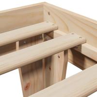 Bedframe zonder matras massief grenenhout 90x200 cm - thumbnail