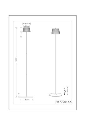 Trio VloerlampSuarez pistache groen - R47706149