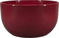 Schaal boule d26h14cm wijnrood - thumbnail