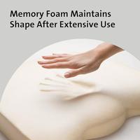 Kensington ergonomisch stoelkussen uit Memory Foam, zwart - thumbnail