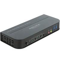 Delock 11481 HDMI-switch HDMI Besturing, Muis, Toetsenbord, Afstandsbediening 3840 x 2160 Pixel - thumbnail