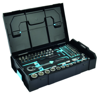 Quantool dopsleutelset 85 dlg L-Boxx - Q25005