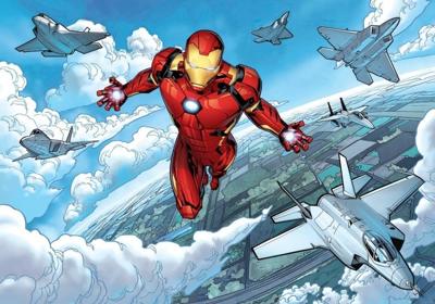 Komar Into Adventure Fotobehang Marvel - Iron Man Flight - IADX8-062