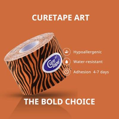 Cure Tape Art tiger 5cm x 5m 1 Stuks