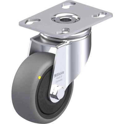 Blickle LKPA-TPA 80KF-ELS Zwenkwiel Wieldiameter: 80 mm Draagvermogen (max.): 65 kg 1 stuk(s)