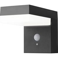 Sygonix SY-4715526 Wandlamp op zonne-energie met bewegingsmelder SMD LED 6 W Zwart - thumbnail