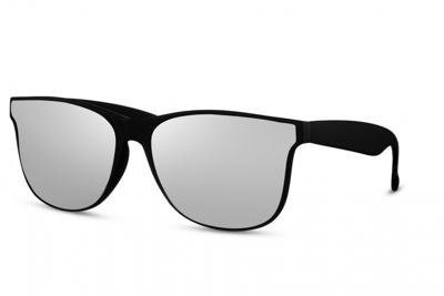 CWI zonnebril rechthoekig volledig omrand cat. 3 zwart/grijs CWI zonnebril rechthoekig volledig omrand cat. 3 zwart/grijs