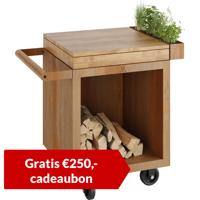 OFYR | Mise en Place Table Corten 65 PRO | Teak Wood - thumbnail