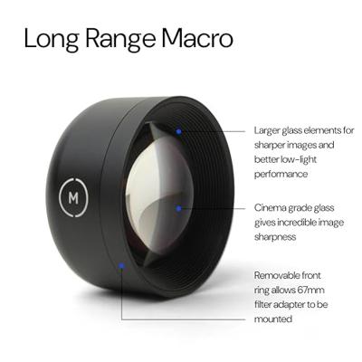 Moment 75 mm macrolens - T-serie mobiele lens voor verbluffende close-ups en fijne details - vereist Moment cameratas (I)