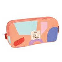 Schoolpennenzak Milan Animals Oranje 20 x 11 x 6,5 cm - thumbnail