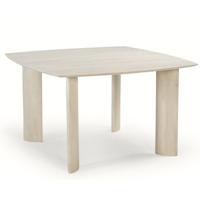 Giga Meubel - Eettafel Sieb Naturel Vierkant 130cm - thumbnail