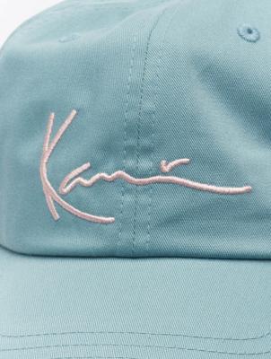 Karl Kani / snapback cap Signature in blauw Karl Kani / snapback cap Signature in blauw