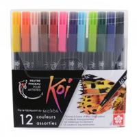 Sakura koi color brush penseelstiften set, 12dlg. - thumbnail