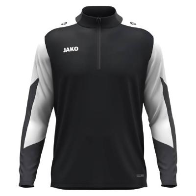 JAKO Dynamic Trainingstrui 1/4-Zip Zwart Wit Grijs