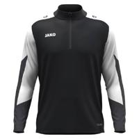 JAKO Dynamic Trainingstrui 1/4-Zip Zwart Wit Grijs - thumbnail