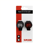 Simson Verlichtingsset 'flexy' led set - zwart - thumbnail