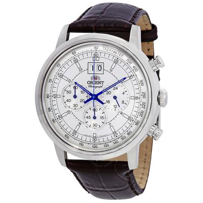 Horlogeband Orient FTV02004W0 Leder Bruin 20mm Horlogeband Orient FTV02004W0 Leder Bruin 20mm