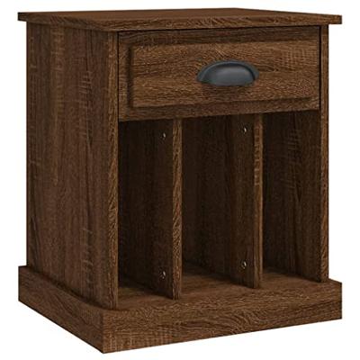 Nachtkastjes 2 st 43x36x50 cm bruineikenkleurig